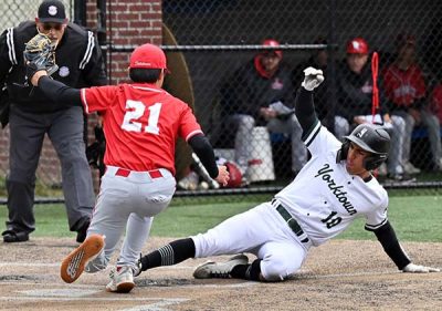 Yorktowns Brian White slides home safely | The Examiner News Yorktowns Brian White