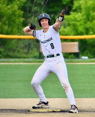 Yorktowns Lirim Biberaj crushing run-scoring double | The Examiner News Lirim Biberaj