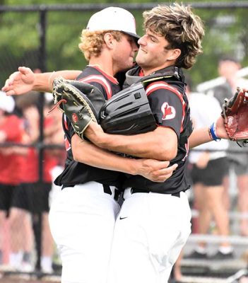 Fox Lane batterymates P Jackson Carroll and C Logan Mammola | The Examiner News P Jackson Carroll and C Logan Mammola