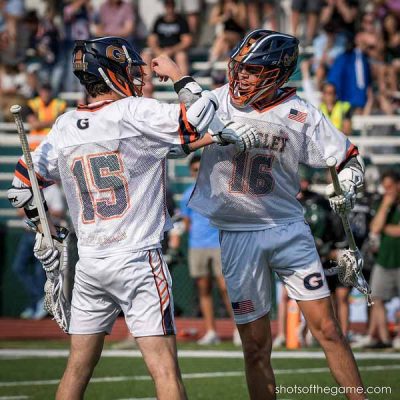Greeley All-American M Jameson Blakeslee celebrates one of 8 goals | The Examiner News Greeley All-American M Jameson Blakeslee