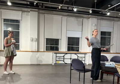 Our actors Edie Roth and Laura Schoop | The Examiner News